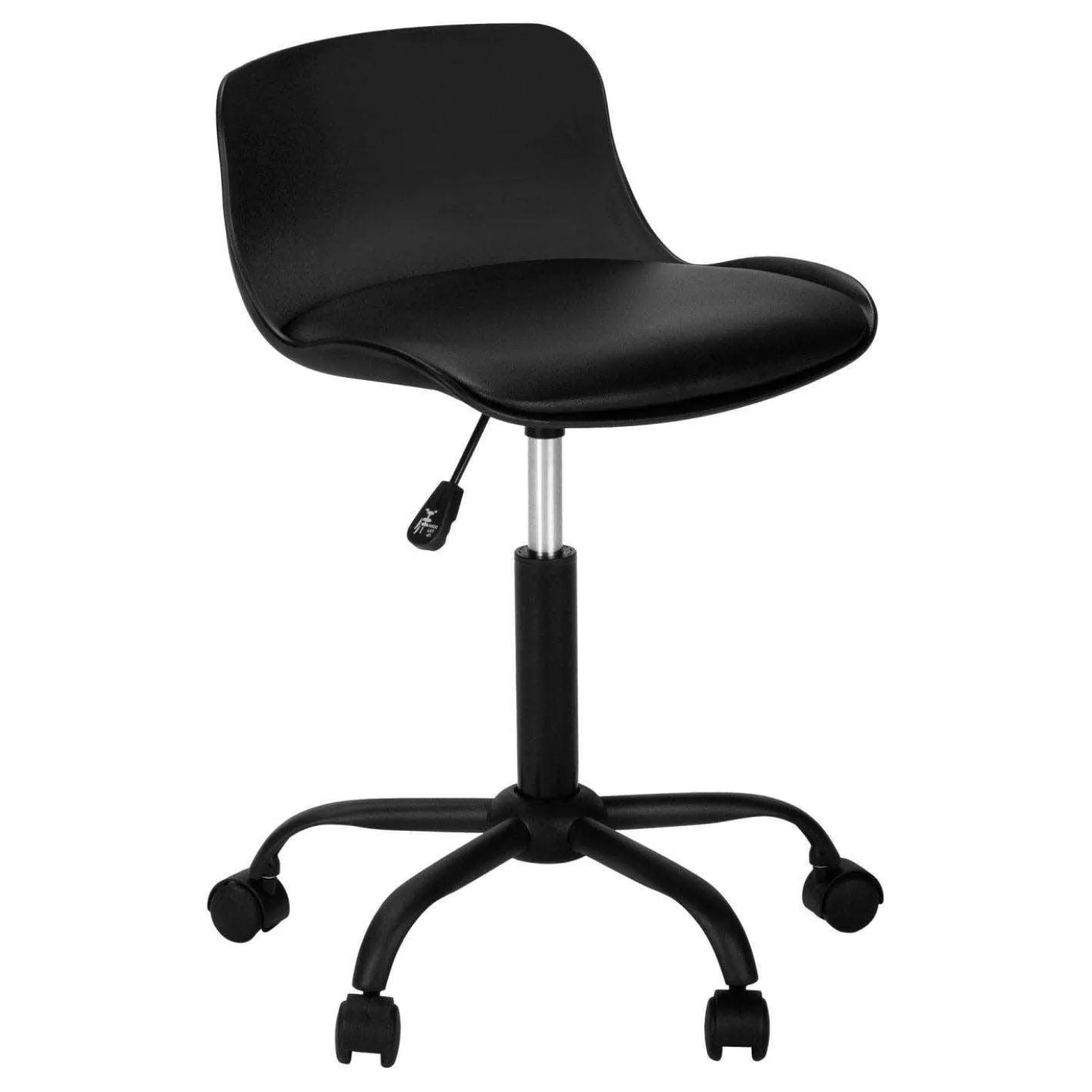 Chaise de bureau - juvénile dossier bas - hauteur réglable - noire - Monarch