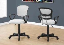 Chaise de bureau - meche blanc juvenile, multi-position - Monarch