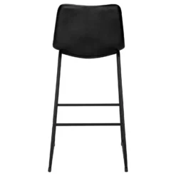 Chaise de bureau - noir simili-cuir / sureelevee - Monarch