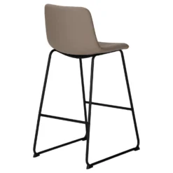 Chaise de bureau - taupe simili-cuir / sureelevee - Monarch