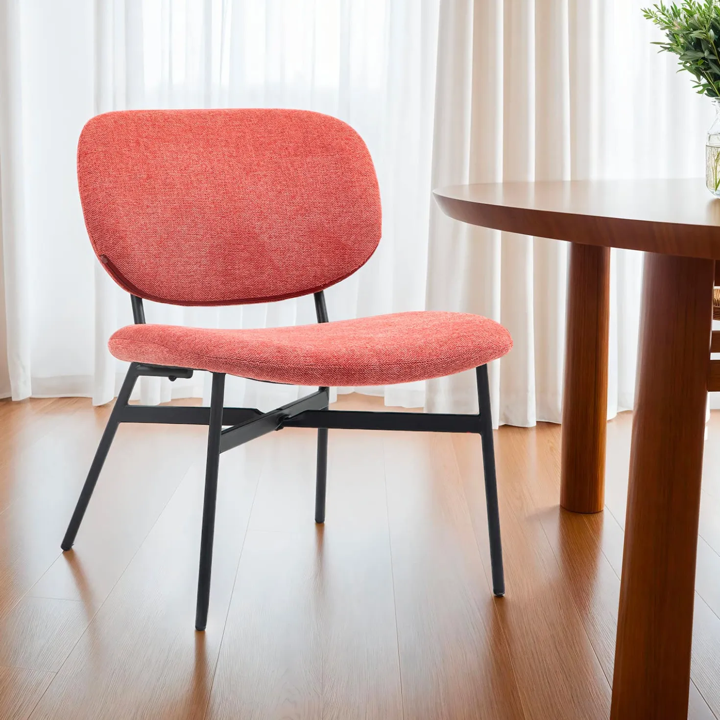 Chaise de salle à manger - coral