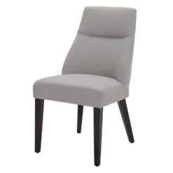 Chaise rembourrée - gris