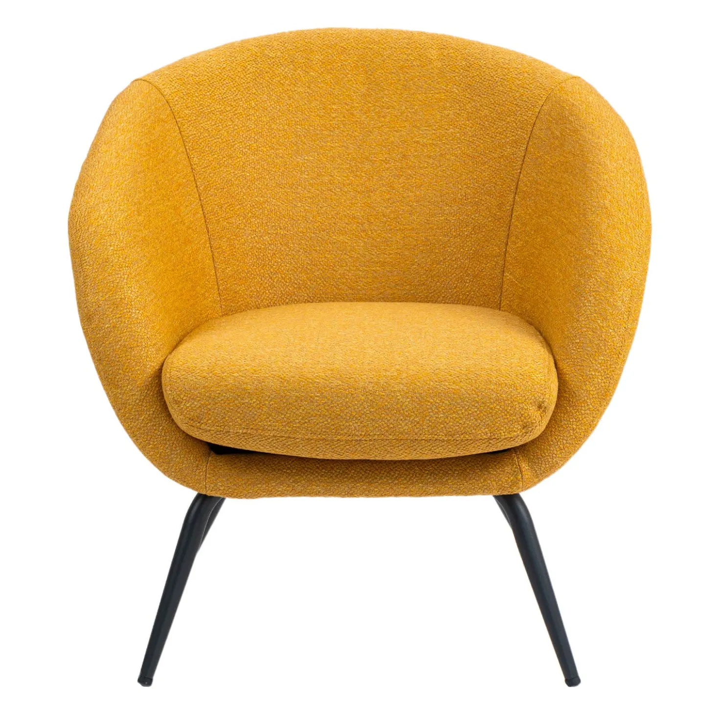 Chaise rembourrée - jaune