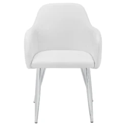 Chaises avec accoudoirs (bte de 2) - blanc - Monarch