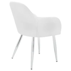 Chaises avec accoudoirs (bte de 2) - blanc - Monarch