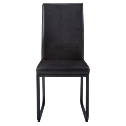 Chaises avec piètement noir (bte de 2) - noir - Monarch