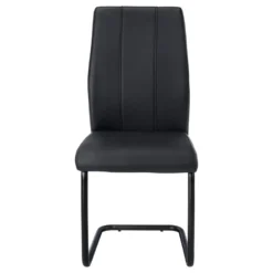 Chaises avec piètement noir (bte de 2) - noir - Monarch