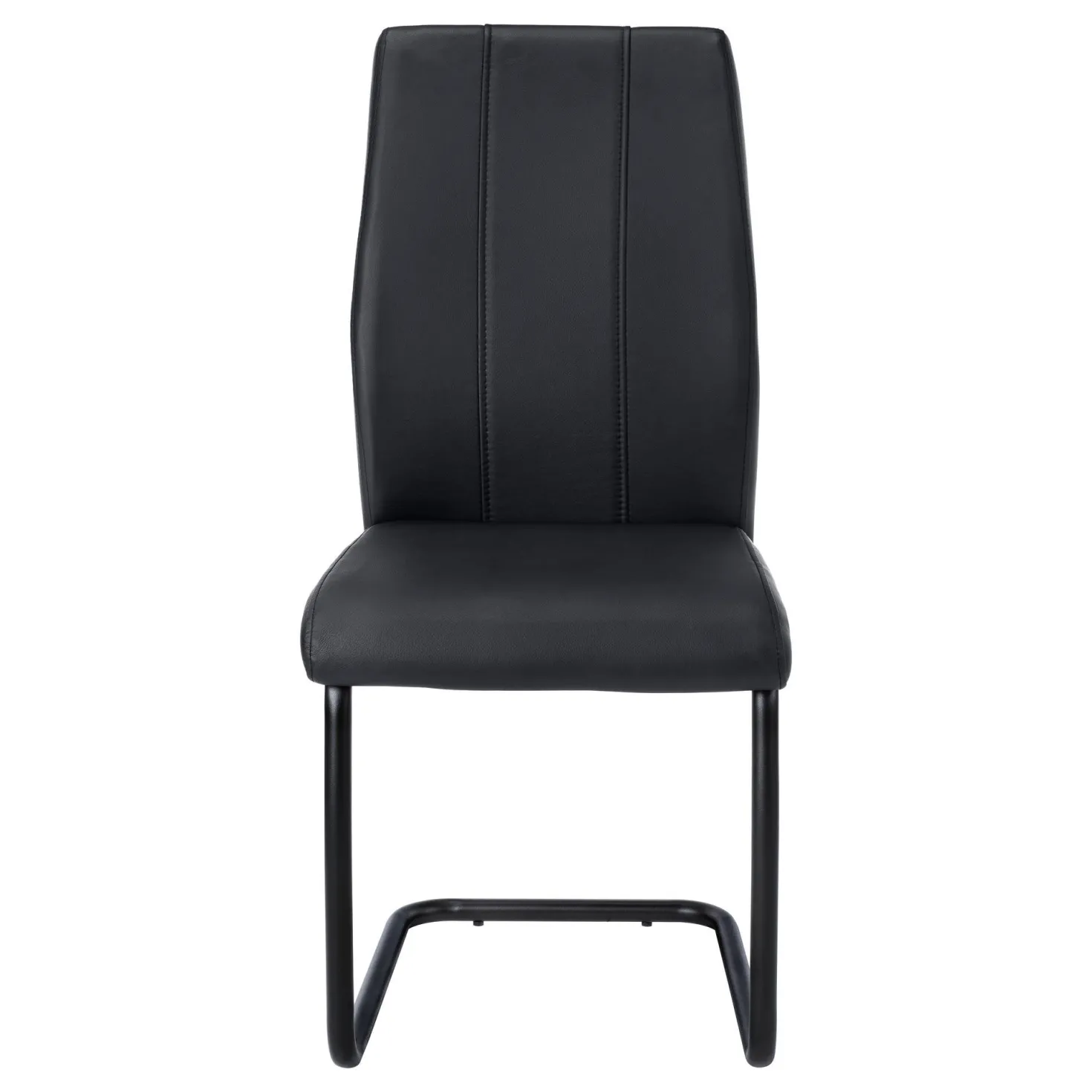 Chaises avec piètement noir (bte de 2) - noir - Monarch