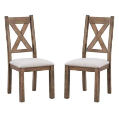 Chaises (bte de 2) - beige