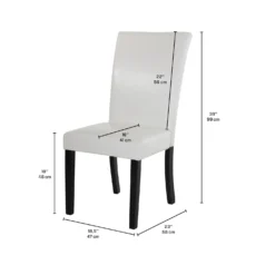 Chaises (bte de 2) - blanc