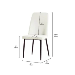 Chaises (bte de 2) - blanc