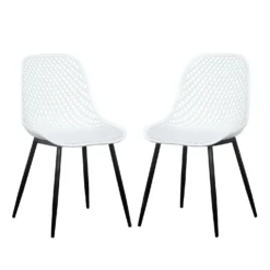 Chaises (bte de 2) - blanc