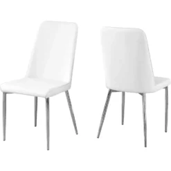 Chaises (bte de 2) - blanc - Monarch