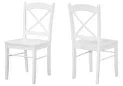 Chaises (bte de 2) - blanc - Monarch