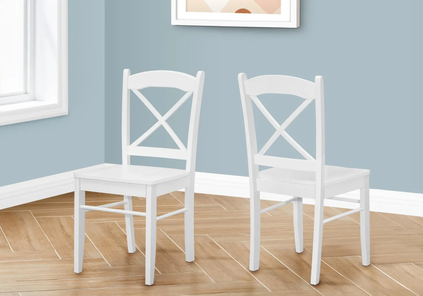 Chaises (bte de 2) - blanc - Monarch