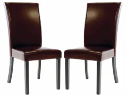 Chaises (bte de 2) - brun