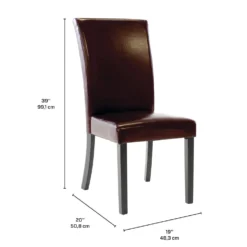 Chaises (bte de 2) - brun