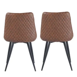 Chaises (bte de 2) - brun