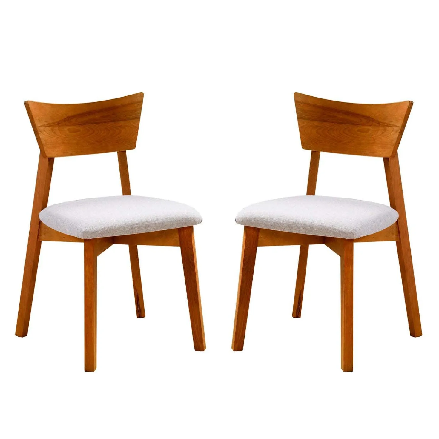 Chaises (bte de 2) - brun