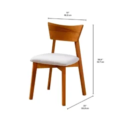 Chaises (bte de 2) - brun