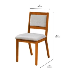 Chaises (bte de 2) - brun