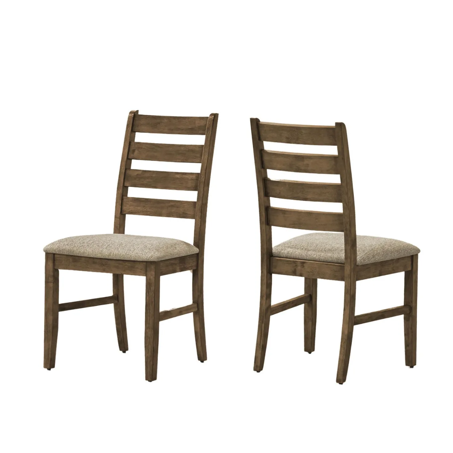 Chaises (bte de 2) - brun & beige - Monarch