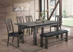 Chaises (bte de 2) - brun foncé