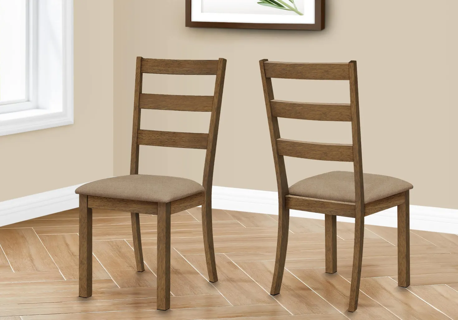 Chaises (bte de 2) - brun - Monarch