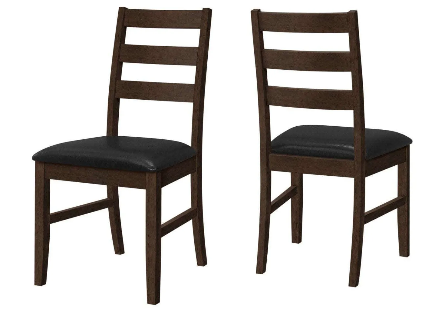 Chaises (bte de 2) - brun & noir - Monarch