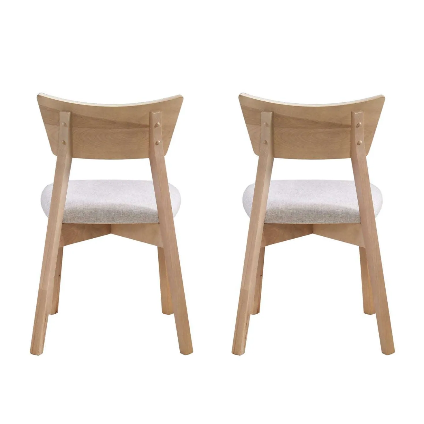 Chaises (bte de 2) - grège