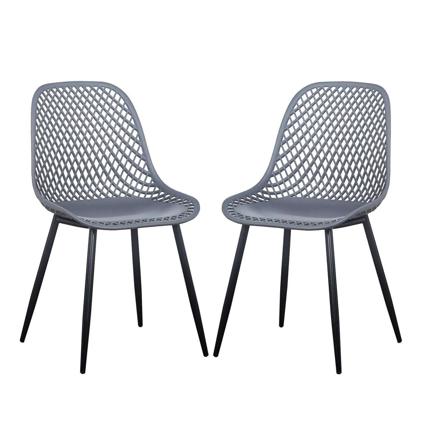 Chaises (bte de 2) - gris