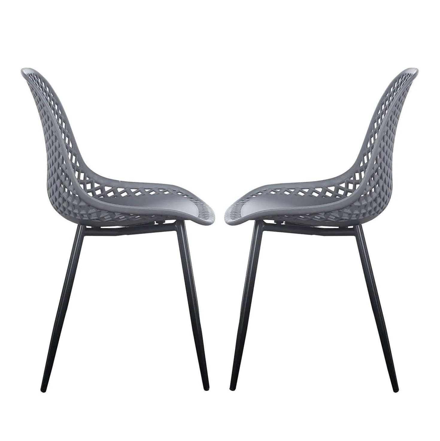 Chaises (bte de 2) - gris