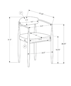Chaises (bte de 2) - Monarch
