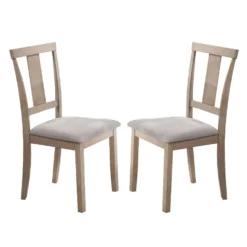 Chaises (bte de 2) - naturel
