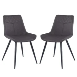 Chaises (bte de 2) - noir