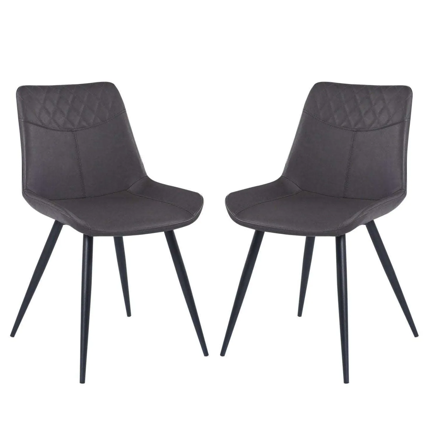 Chaises (bte de 2) - noir