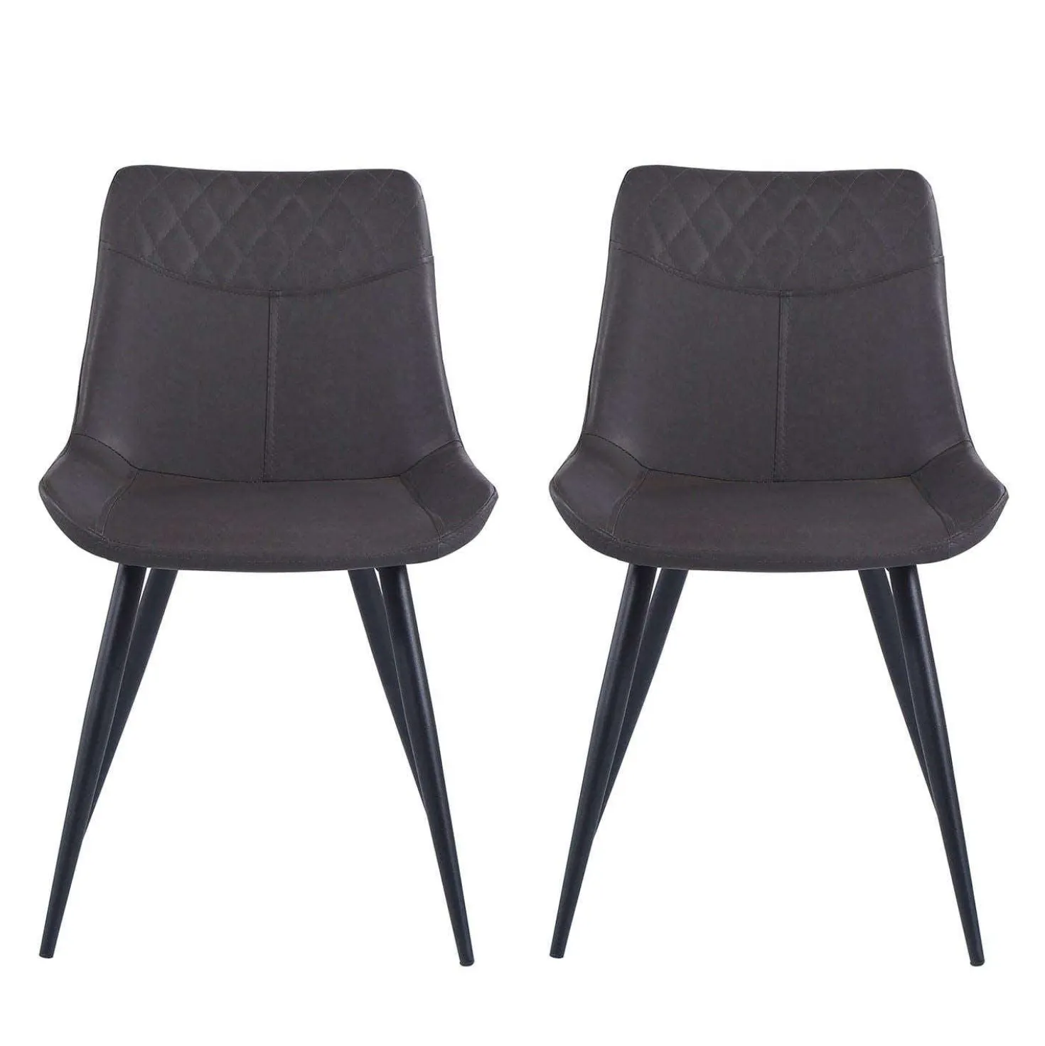 Chaises (bte de 2) - noir