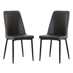 Chaises (bte de 2) - noir