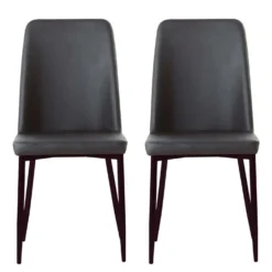 Chaises (bte de 2) - noir