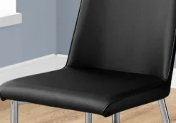 Chaises (bte de 2) - noir - Monarch