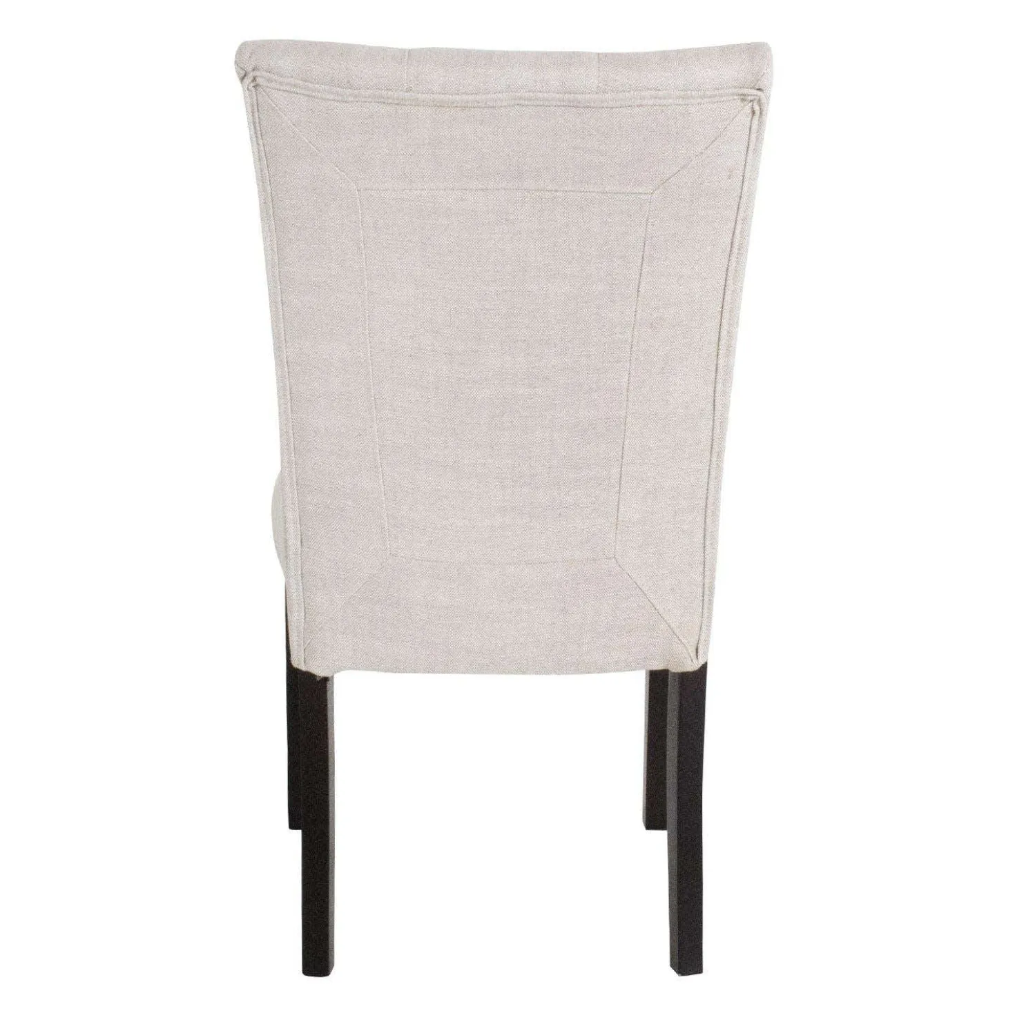 Chaises en tissu (bte de 2) - crème
