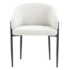 Chaises rembourrées (bte de 2) - blanc