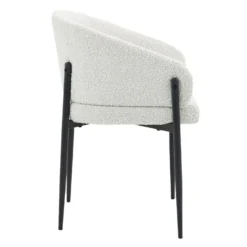 Chaises rembourrées (bte de 2) - blanc