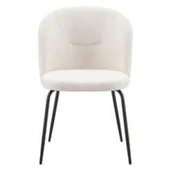 Chaises rembourrées (bte de 2) - crème