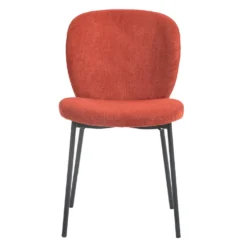 Chaises rembourrées (bte de 2) - rouge brique