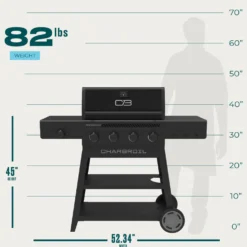 Charbroil Barbecue au gaz propane avec 4 brûleurs - 36 000 BTU