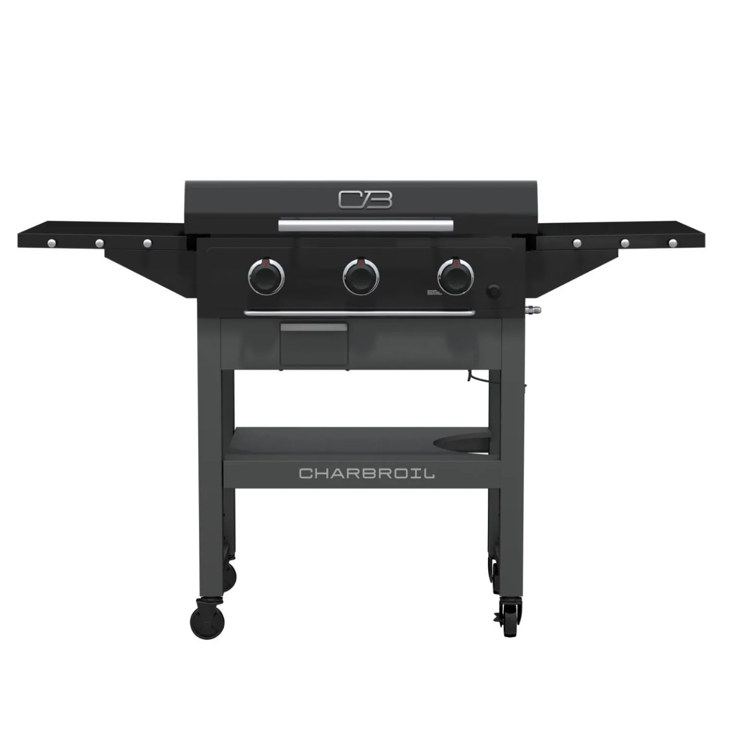 Charbroil Plancha au gaz propane avec 3 brûleurs - 36 000 BTU