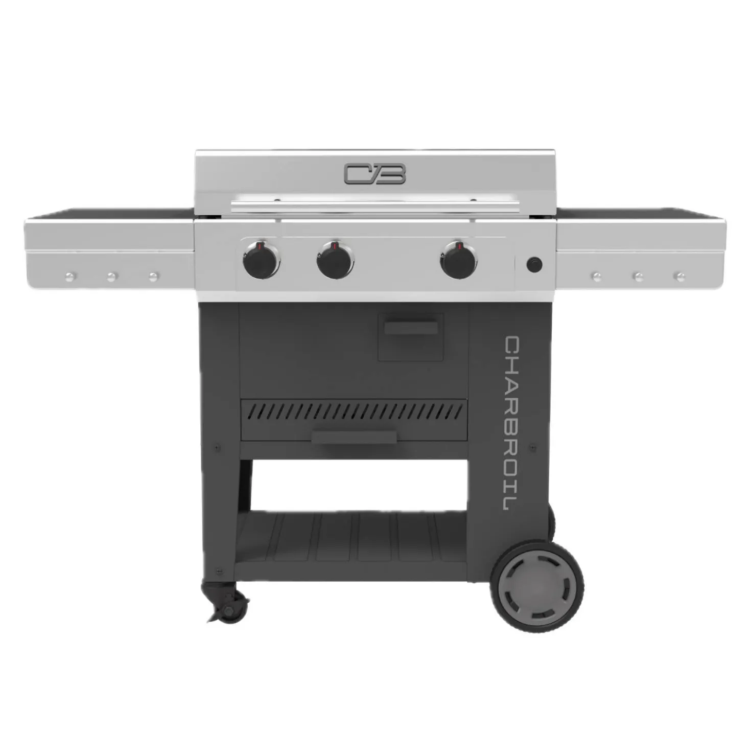 Charbroil Station de cuisson au propane 5-en-1 avec plancha, four à pizza et wok – 36 000 BTU