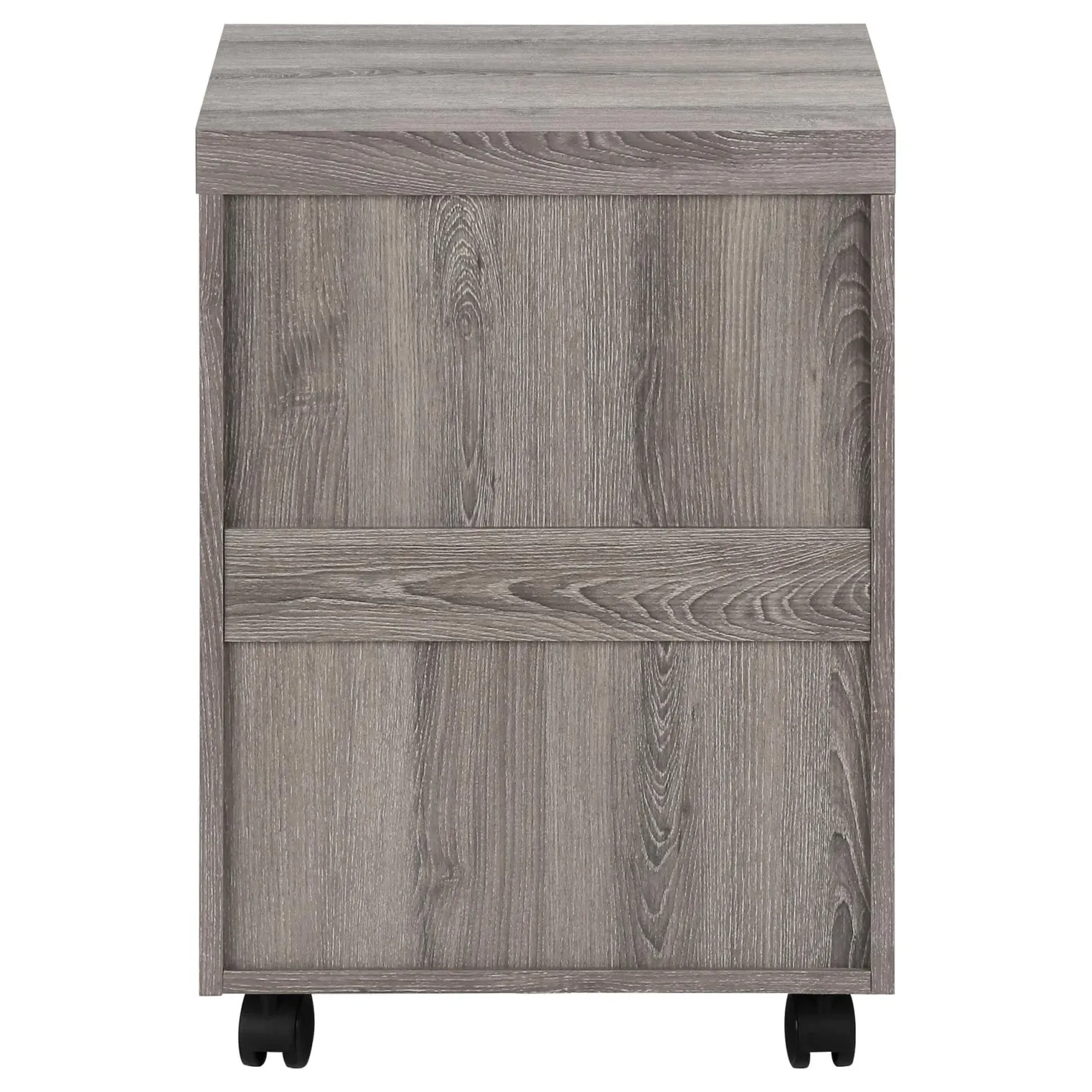 Classeur - 3 tiroirs, taupe foncé sur roulettes - Monarch