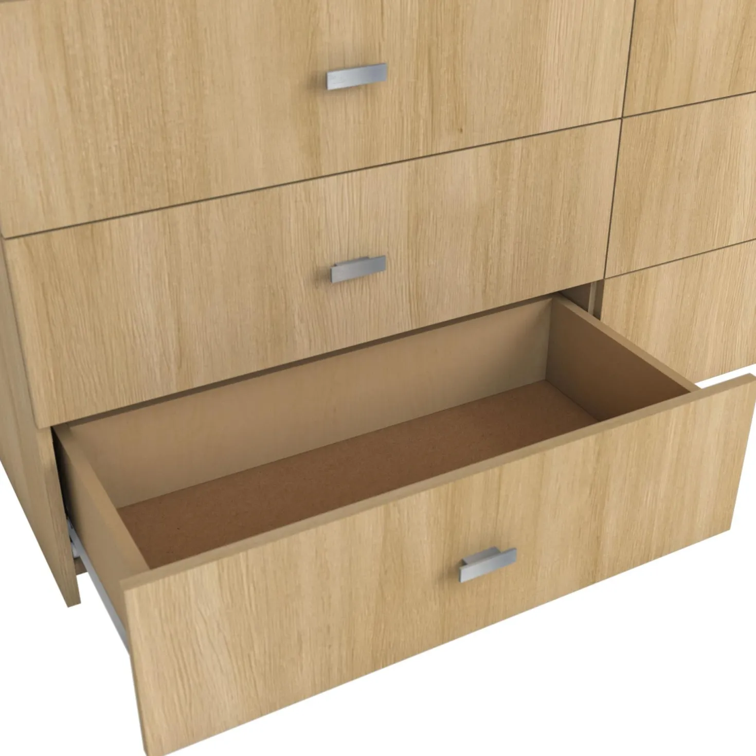 Commode avec 6 tiroirs- naturel